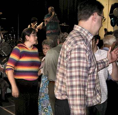 Sue and Tony's wedding party on 30 November 2003