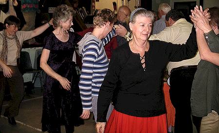 Sue and Tony's wedding party on 30 November 2003