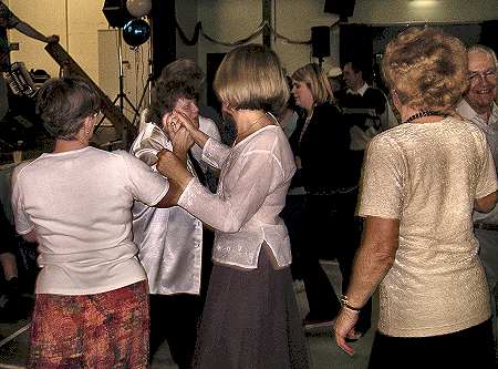 Sue and Tony's wedding party on 30 November 2003