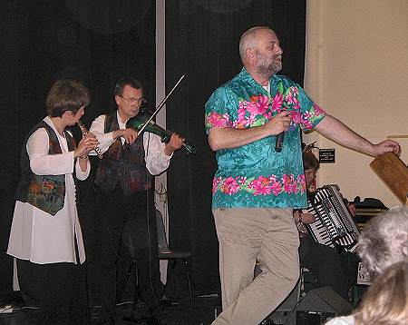 Sue and Tony's wedding party on 30 November 2003