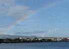 rainbow over Samoa; there were several short but very heavy rain showers during the day - it is the rainy season : 2013 Holidays, Apia, Holidays, Nature, Places, Samoa, World Cruise 2013, rainbow