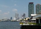 view from our lunch restaurant : 2013 Holidays, Bangkok, Holidays, Mountians Rivers and waterways, Places, River Bangkok, Rivers, Skyline, Thailand, World Cruise 2013