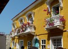 stone balconies : 2013 Holidays, Cartagena, Colombia, Holidays, Other, Places, Street scenes, World Cruise 2013