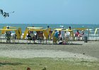 under the beach shelters : 2013 Holidays, Cartagena, Colombia, Holidays, Other, Places, Street scenes, World Cruise 2013