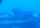 a wreck submerged to be an artificial reef : 2013 Holidays, Fish, Hawaii, Holidays, Kahului, Nature, Other, Places, United States, World Cruise 2013, coral, fish to identify, underwater