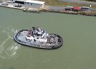 a tug in attendance in the channel : 2013 Holidays, Boats and ships, Holidays, Panama, Places, Transport, World Cruise 2013