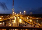 entering the lock : 2013 Holidays, Canals, Holidays, Mountians Rivers and waterways, Night photos, Other, Panama, Panama Canal, Places, World Cruise 2013