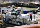 the look out on one of the mules : 2013 Holidays, Canals, Holidays, Locks & weirs, Mountians Rivers and waterways, Panama, Panama Canal, Places, World Cruise 2013