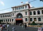 the central Post office designed by Gustav Eiffel and still in use as a post office : 2013 Holidays, Buildings, Ho Chin Minh City, Holidays, Places, Public buildings, Saigon, Vietnam, World Cruise 2013