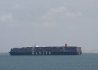 one of the largest container ships in the world - 80,000 containers are carried ! : 2013 Holidays, Boats and ships, Canals, Coastline, Egypt, Holidays, Mountians Rivers and waterways, Places, Suez, Suez Canal, Transport, World Cruise 2013