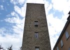 a medieval defence tower converted into a house with windows added : 2013 Holidays, Buildings, Churches, Churches - Italy, Holidays, Italy, Other, Places, Street scenes, Viterbo, World Cruise 2013